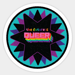 The Future is Queer star Sticker